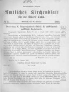 Amtliches Kirchenblatt für die Diöcese Culm. 1891.02.18 no.2