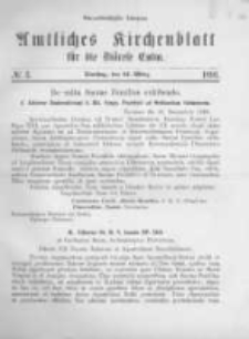 Amtliches Kirchenblatt f&uuml;r die Di&ouml;cese Culm. 1891.03.24 no.3