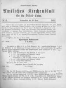 Amtliches Kirchenblatt f&uuml;r die Di&ouml;cese Culm. 1892.06.23 no.6