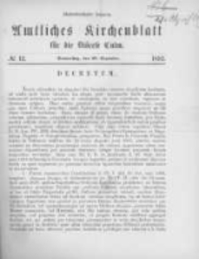 Amtliches Kirchenblatt f&uuml;r die Di&ouml;cese Culm. 1892.12.29 no.12