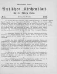 Amtliches Kirchenblatt f&uuml;r die Di&ouml;cese Culm. 1893.06.30 no.6