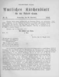 Amtliches Kirchenblatt für die Diöcese Culm. 1893.11.30 no.11