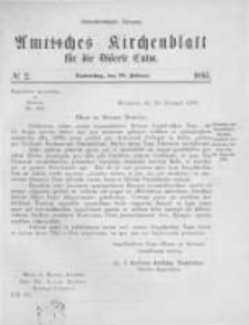 Amtliches Kirchenblatt f&uuml;r die Di&ouml;cese Culm. 1895.02.28 no.2