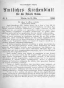 Amtliches Kirchenblatt f&uuml;r die Di&ouml;cese Culm. 1896.03.30 no.3