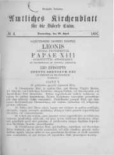 Amtliches Kirchenblatt für die Diöcese Culm. 1897.04.29 no.4