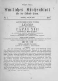 Amtliches Kirchenblatt für die Diöcese Culm. 1897.07.20 no.7