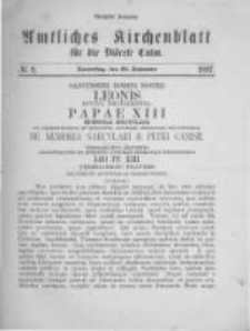 Amtliches Kirchenblatt für die Diöcese Culm. 1897.09.30 no.9