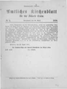 Amtliches Kirchenblatt für die Diöcese Culm. 1898.04.30 no.4