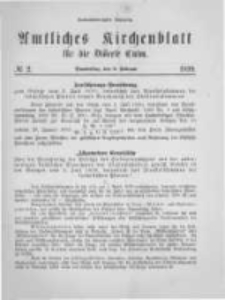 Amtliches Kirchenblatt für die Diöcese Culm. 1899.02.09 no.2