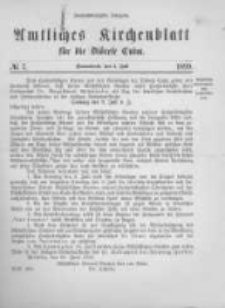 Amtliches Kirchenblatt für die Diöcese Culm. 1899.07.01 no.7