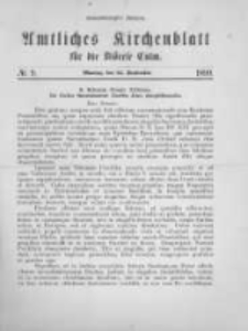 Amtliches Kirchenblatt für die Diöcese Culm. 1899.09.25 no.9