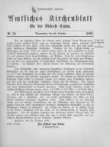 Amtliches Kirchenblatt für die Diöcese Culm. 1899.10.26 no.10