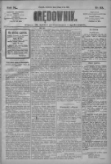 Orędownik: pismo dla spraw politycznych i społecznych 1910.05.29 R.40 Nr121