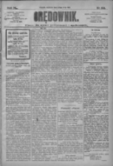 Orędownik: pismo dla spraw politycznych i społecznych 1910.05.29 R.40 Nr121