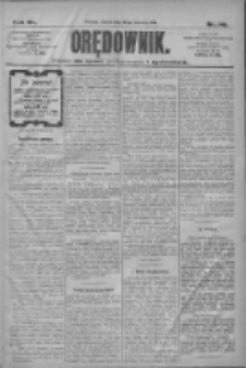 Orędownik: pismo dla spraw politycznych i społecznych 1910.06.26 R.40 Nr146