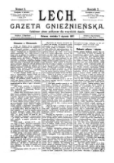 Lech. Gazeta Gnieźnieńska: codzienne pismo polityczne dla wszystkich stan&oacute;w 1897.01.03 R.2 Nr2