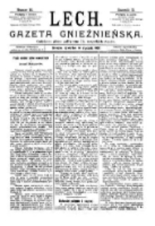 Lech. Gazeta Gnieźnieńska: codzienne pismo polityczne dla wszystkich stanów 1897.01.14 R.2 Nr10