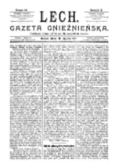 Lech. Gazeta Gnieźnieńska: codzienne pismo polityczne dla wszystkich stan&oacute;w 1897.01.19 R.2 Nr14
