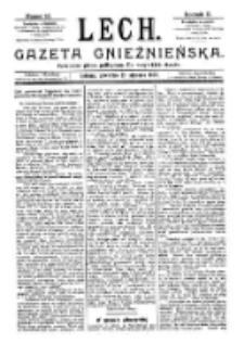 Lech. Gazeta Gnieźnieńska: codzienne pismo polityczne dla wszystkich stanów 1897.01.21 R.2 Nr16