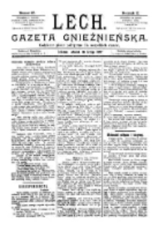 Lech. Gazeta Gnieźnieńska: codzienne pismo polityczne dla wszystkich stanów 1897.02.16 R.2 Nr37
