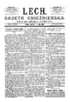 Lech. Gazeta Gnieźnieńska: codzienne pismo polityczne dla wszystkich stanów 1897.02.19 R.2 Nr40