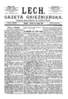 Lech. Gazeta Gnieźnieńska: codzienne pismo polityczne dla wszystkich stanów 1897.02.23 R.2 Nr43