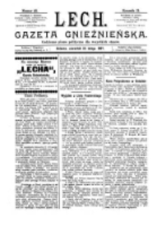 Lech. Gazeta Gnieźnieńska: codzienne pismo polityczne dla wszystkich stanów 1897.02.25 R.2 Nr45