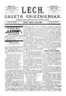 Lech. Gazeta Gnieźnieńska: codzienne pismo polityczne dla wszystkich stan&oacute;w 1897.03.07 R.2 Nr54