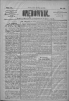 Orędownik: pismo dla spraw politycznych i społecznych 1910.07.05 R.40 Nr151