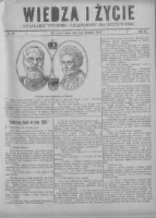Wiedza i Życie: bezpłatny tygodnik ilustrowany do "Orędownika" 1913.11.05 R.2 Nr44