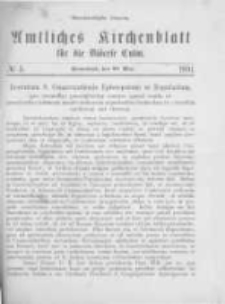 Amtliches Kirchenblatt f&uuml;r die Di&ouml;cese Culm. 1891.05.30 no.5