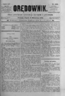Orędownik: pismo poświęcone sprawom politycznym i sp&oacute;łecznym 1885.09.11 R.15 Nr206