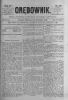 Orędownik: pismo poświęcone sprawom politycznym i spółecznym 1885.09.13 R.15 Nr208