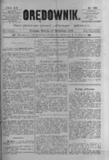 Orędownik: pismo poświęcone sprawom politycznym i sp&oacute;łecznym 1885.09.19 R.15 Nr213