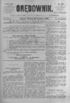 Orędownik: pismo poświęcone sprawom politycznym i sp&oacute;łecznym 1885.09.29 R.15 Nr221
