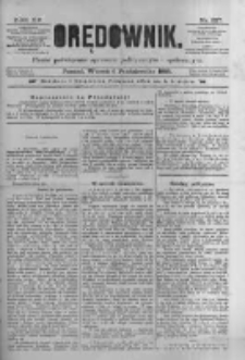 Orędownik: pismo poświęcone sprawom politycznym i sp&oacute;łecznym 1885.10.06 R.15 Nr227