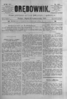 Orędownik: pismo poświęcone sprawom politycznym i spółecznym 1885.10.09 R.15 Nr230