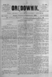 Orędownik: pismo poświęcone sprawom politycznym i sp&oacute;łecznym 1885.10.20 R.15 Nr239