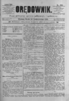 Orędownik: pismo poświęcone sprawom politycznym i spółecznym 1885.10.28 R.15 Nr246