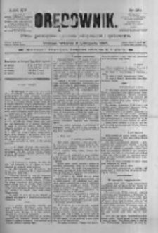 Orędownik: pismo poświęcone sprawom politycznym i spółecznym 1885.11.03 R.15 Nr251