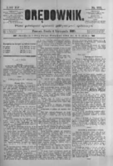 Orędownik: pismo poświęcone sprawom politycznym i sp&oacute;łecznym 1885.11.04 R.15 Nr252