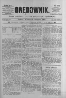 Orędownik: pismo poświęcone sprawom politycznym i sp&oacute;łecznym 1885.11.10 R.15 Nr257