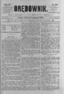 Orędownik: pismo poświęcone sprawom politycznym i sp&oacute;łecznym 1885.11.11 R.15 Nr258