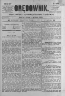 Orędownik: pismo poświęcone sprawom politycznym i sp&oacute;łecznym 1885.12.02 R.15 Nr276