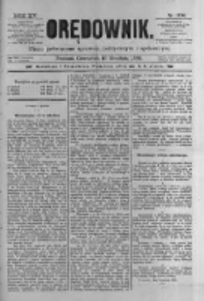 Orędownik: pismo poświęcone sprawom politycznym i spółecznym 1885.12.10 R.15 Nr282