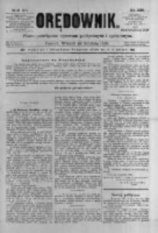 Orędownik: pismo poświęcone sprawom politycznym i spółecznym 1885.12.22 R.15 Nr292