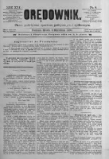 Orędownik: pismo poświęcone sprawom politycznym i spółecznym. 1886.01.06 R.16 nr4