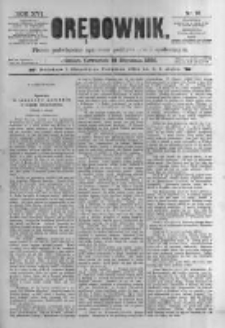 Orędownik: pismo poświęcone sprawom politycznym i spółecznym. 1886.01.21 R.16 nr16