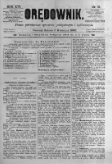 Orędownik: pismo poświęcone sprawom politycznym i spółecznym. 1886.04.03 R.16 nr76
