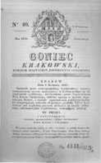 Goniec Krakowski: dziennik polityczny, historyczny i literacki. 1829.04.02 nr40